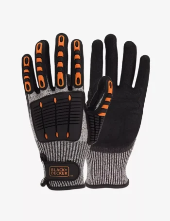 BLACKDECKER Impact Resistant Safety Hand Gloves Size-L BXPG0366IN