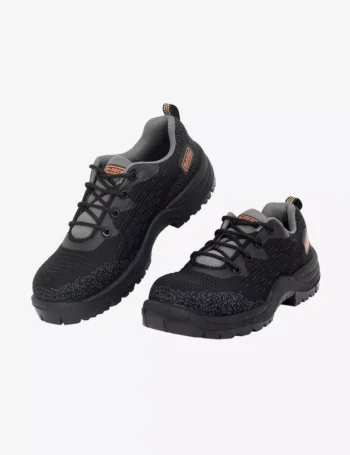 BLACKDECKER Black Lace-Up Safety Footwear BXWB0187IN