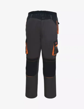 BLACKDECKER Workmen 100% Cotton Black & Grey Trouser BXWW0421IN