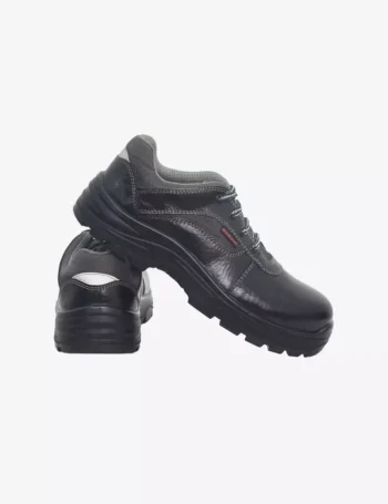 Buff Black Grain Apollo Print Leather Safety Shoes FS113BL(FWDAMN)RO