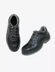 Buff Black Grain Apollo Print Leather Safety Shoes FS113BL(FWDRMN)