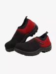 Flytex Red and Black Sporty Slip-On Safety Shoes FS202FN(FWSAMN)