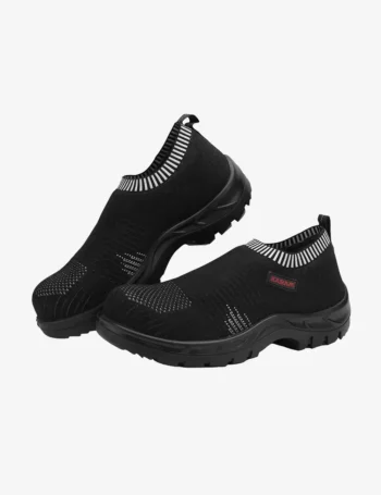 Flytex Black Slip-On Sporty Safety Shoes FS208FN(FWSAMN)
