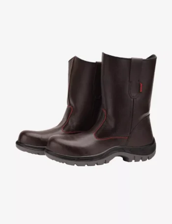 High Ankle Rigger Dark Brown Leather Safety Shoes FS51RG(SWDAMN)