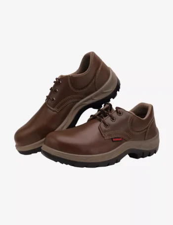 Executive Sporty Lace-up Brown Leather Safety Shoes FS61BR(FWDAMN)