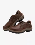 Executive Sporty Lace-up Brown Leather Safety Shoes FS61BR(SWDAMN)