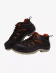 Executive Sporty Lace-Up Black Leather Safety Shoes FS63BL(SWDAMN)