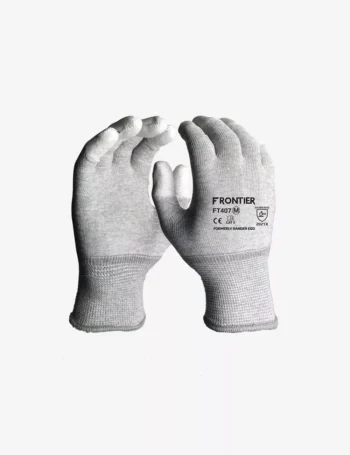Grip and General Purpose White Polyester Material Gloves FT407