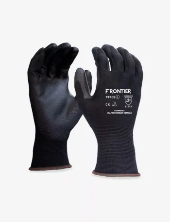 Grip and General Purpose Black Gloves with Nitrile Coating FT409