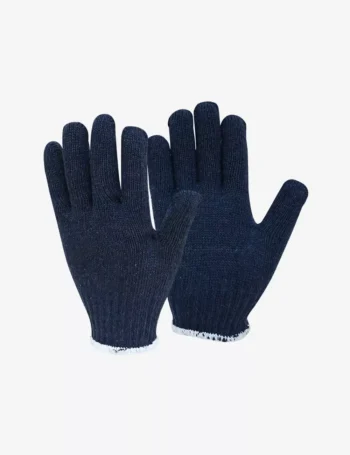 Cotton and Synthetic Gloves Navy Blue FT602