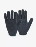 Cotton and Synthetic Gloves Grey Melange FT603