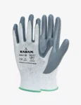 Polyester Liner with Nitrile Coating (White) Safety Gloves HS32