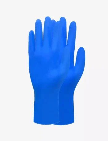 4 mil Nitrile Coating Disposable Gloves HS502BLUE- Pack of 100