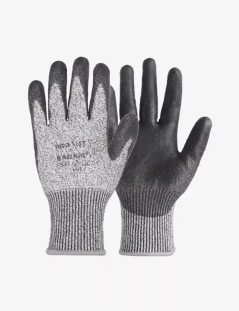 ProKut High Abrasion and High Cut Resistance with Black PU Coating Glove HS51