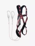 KARAM MAGNA 1 Full Body Harness with PN351 Forked Lanyard with Energy Absorber Hook PN131N