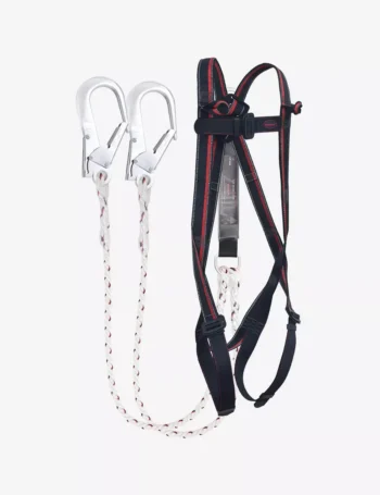 KARAM Rhino Harness PN12 with PN351 Forked Lanyards with Energy Absorber Hook PN136