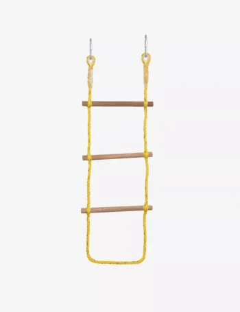 Rope Ladder With Wooden Rungs