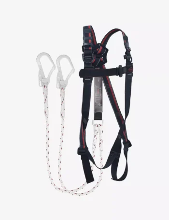 KARAM Rhino Harness PN23 with PN351 Forked Lanyard with Energy Absorber with Hook PN131N