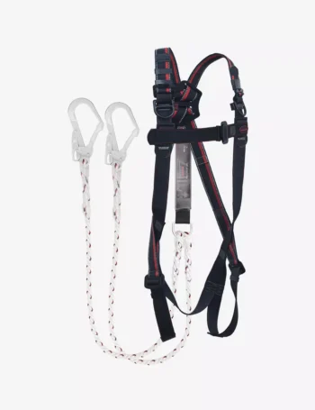KARAM Rhino Harness PN23 with PN351 Forked Lanyard with Energy Absorber with Hook PN131N 2 meters
