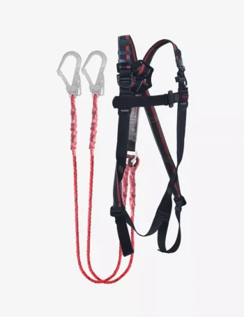 KARAM Rhino Harness PN23 with PN351(PP) Forked Lanyard with Energy Absorber with Hook PN131N 2 meters