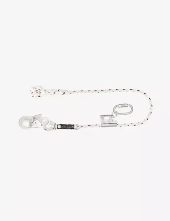 KARAM 2 mtr Twisted Rope Work Positioning Lanyard with Grip Adjuster RG03