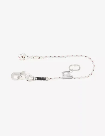 KARAM 2 m Work Positioning Lanyard with Rope Grab RG03 Karabiner PN112 and Hook PN121