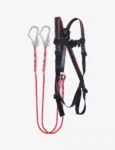 KARAM Rhino Harness PN24 with PN351(PP) Forked Lanyard with Energy Absorber with Hook PN131N 2 meters