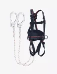 KARAM Rhino Harness PN43 with Work Positioning Belt and Forked Lanyard Permanently PN136
