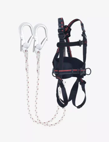 KARAM Rhino Harness PN43 with Work Positioning Belt and Forked Lanyard Permanently PN136