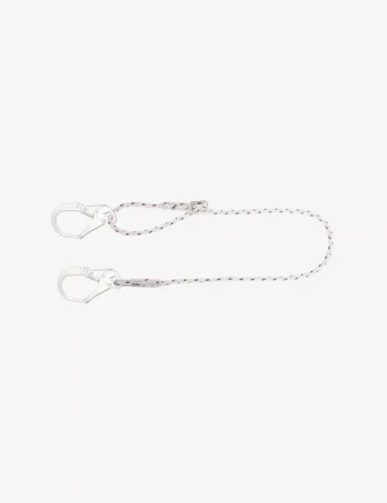 KARAM 2m Twisted Rope Work Positioning Lanyard with Ring type Adjuster PN241(167F_167F)(2.0M)