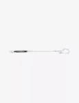 KARAM 2 m Energy Absorbing Twisted Rope Lanyard One Side Hook PN121 and Other Side Hook PN136 PN309(A)(2.0M)