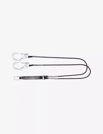 KARAM Forked Lanyard with Energy Absorber and Connectors PN112 & PN136
