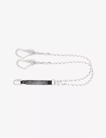 KARAM 2 m Forked Lanyard with Energy Absorber and Connectors PN111 & PN131 PN351(111_131)(2.0M)