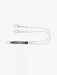 KARAM 2 m Forked Lanyard with Energy Absorber and Connectors PN112 & PN112 PN351(112_112)(2.0M)