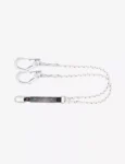 KARAM 2 m Forked Lanyard with Energy Absorber Both Side Hook PN136 (Aluminium) PN351(A)(2.0M)