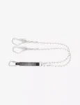 KARAM 2 m Forked Lanyard with Energy Absorber One Side Hook PN113 and Other Side Hook PN131 PN351(113_131)(2.0M)