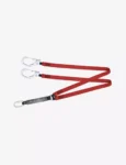 KARAM Forked Lanyard with Energy Absorber Both Side Hook PN136 (Aluminium)