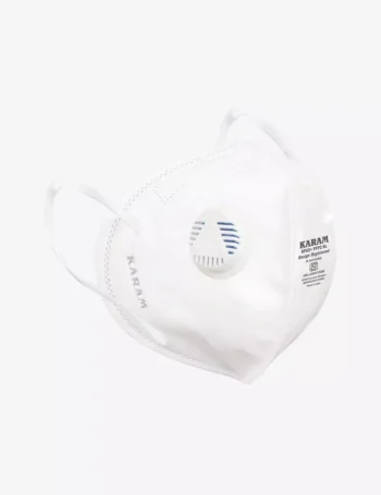 FFP2 SL Pollution Resistant Disposable Face Respirator with Ear Loops and Exhalation Valve RF02(WHITE)