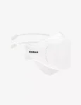 FFP2 NR D Pollution Resistant Disposable Fish type Respirator without Valve RFTH12(WHITE) -Pack of 1